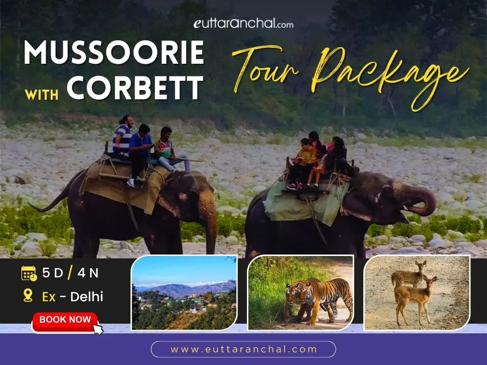 Mussoorie with Corbett 4 Nights ex-Delhi Package
