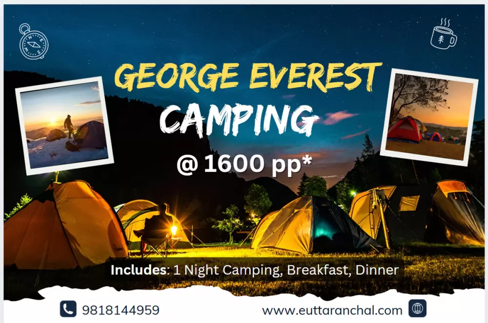Camping in George Everest near Mussoorie