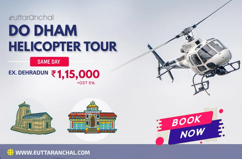 Same Day Do Dham Helicopter Tour ex Dehradun