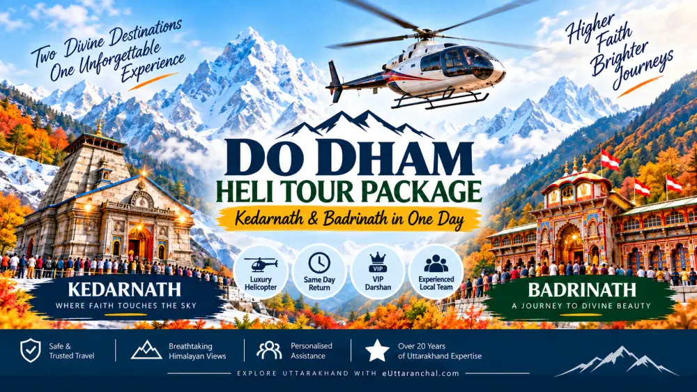 Do Dham Same Day Heli Tour