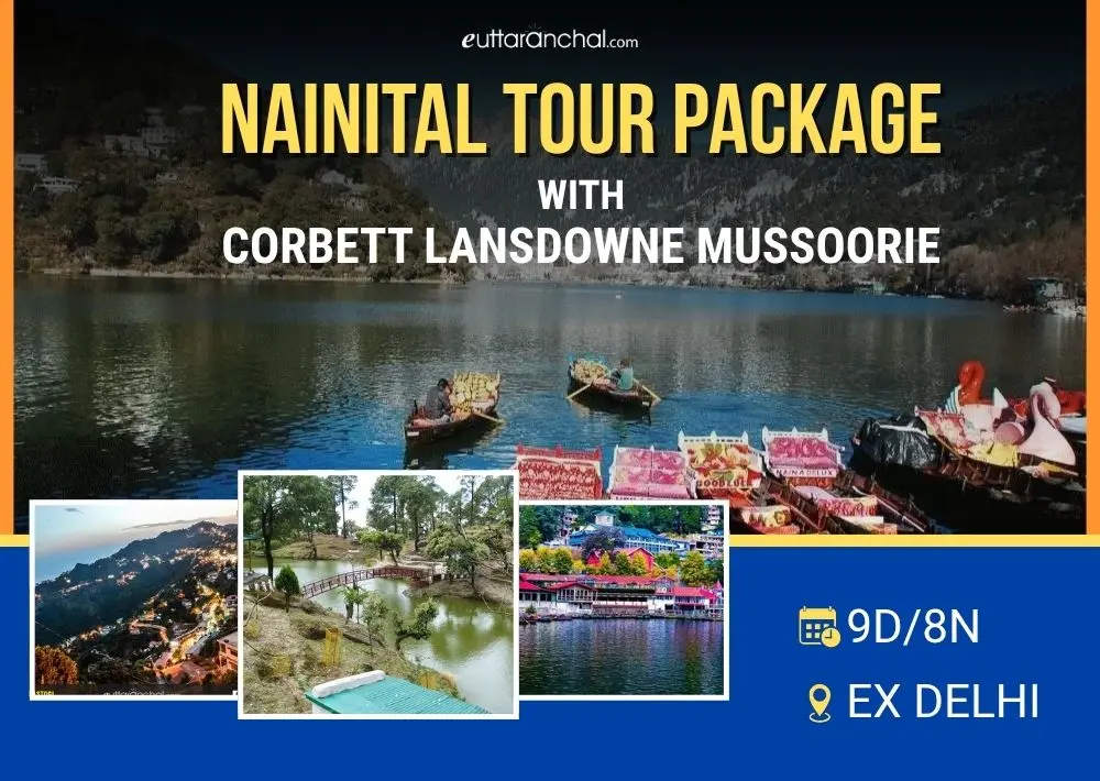 Nainital With Corbett Lansdowne Mussoorie Ex-Delhi 8 Nights