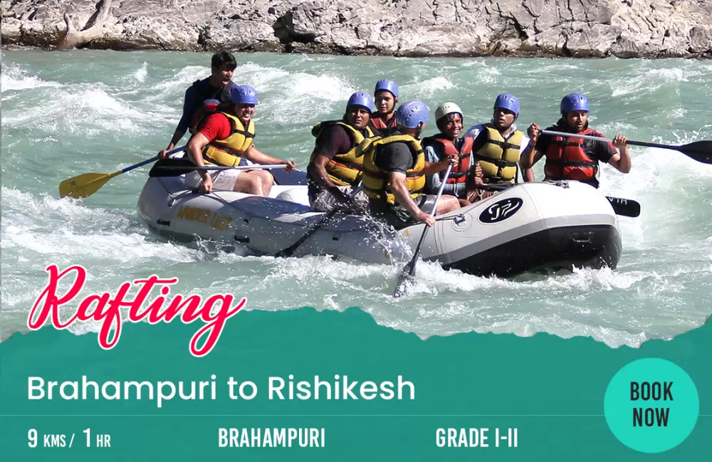 River Rafting from Brahampuri to Rishikesh
