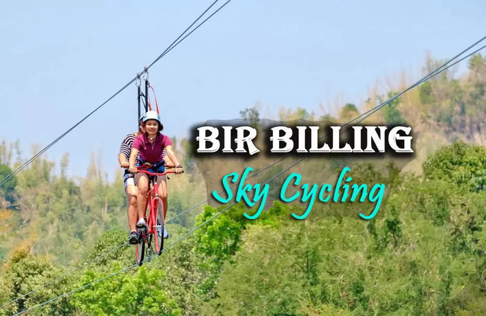 Sky Cycling in Bir Billing