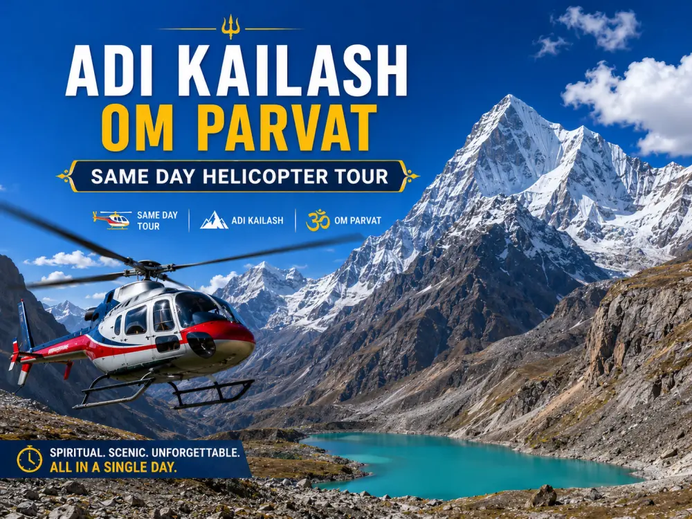 Adi Kailash & Om Parvat Same Day Heli Tour from Pithoragarh