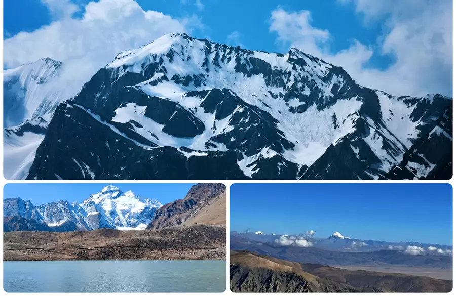 Mount Kailash Darshan from Lipulekh Pass with Adi Kailash Om Parvat Photos