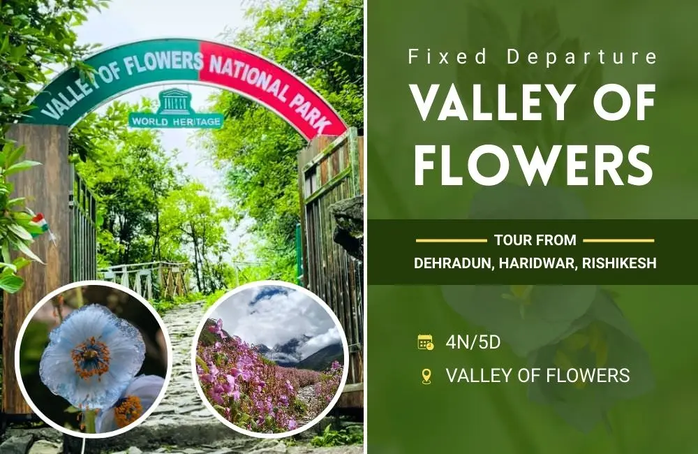 Valley Of Flowers only ex Dehradun Haridwar