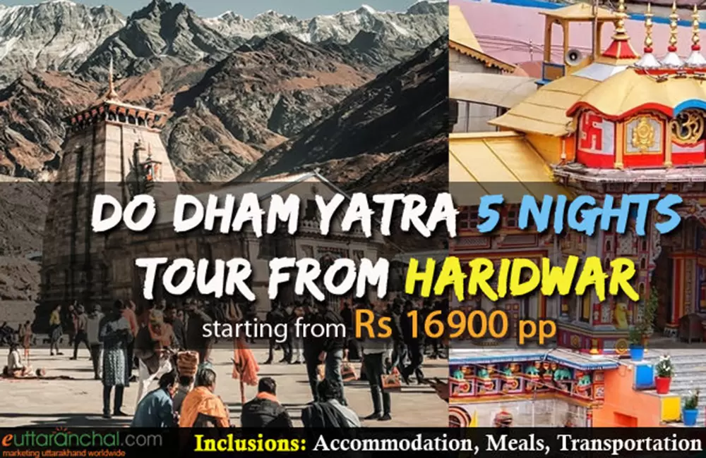 Do Dham Yatra (Kedarnath and Badrinath) Ex Haridwar