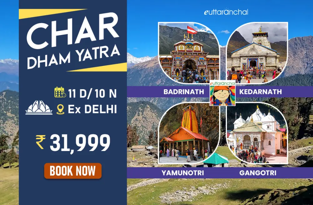 11 Days Chardham Package From Delhi