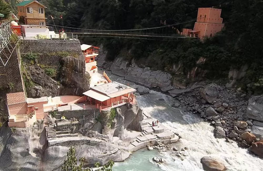 Vishnuprayag - The holy confluence of Vishnu Ganga and Dhauli Ganga.. Pic: Govind Singh Negi 