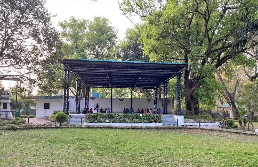 Yoga Park in Dehradun. Pic: 