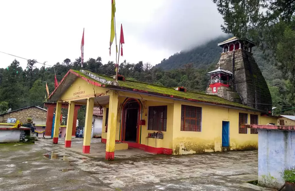 Anusuya devi temple view in Monsoon season. . Pic: Kishna/facebook