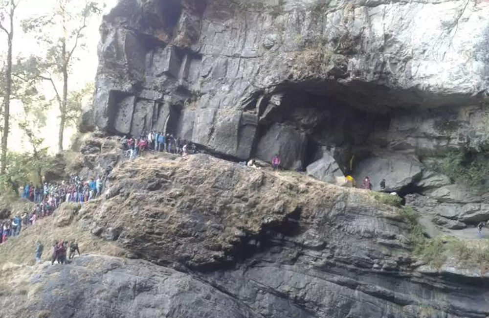 Atri Muni Ashram and Cave, Mandal Gopeshwar, district Chamoli Uttarakhand. अत्री मुनि आश्रम, मंडल.. Pic: Anil Singh/facebook