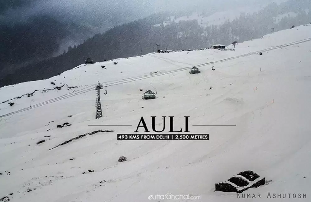 Auli in Winters. Pic: Kumar Ashutosh