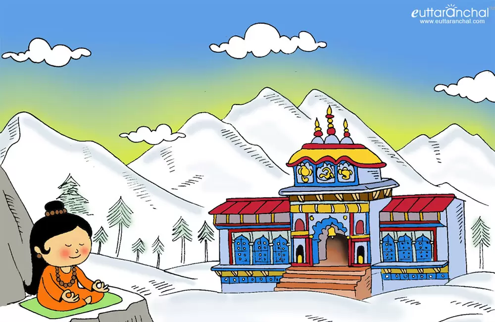 Nanda at Badrinath. Pic: eUttaranchal.com