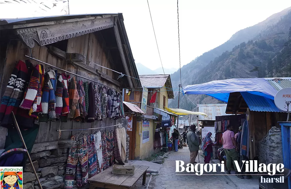 Bagori village Market in Harsil. Pic: 