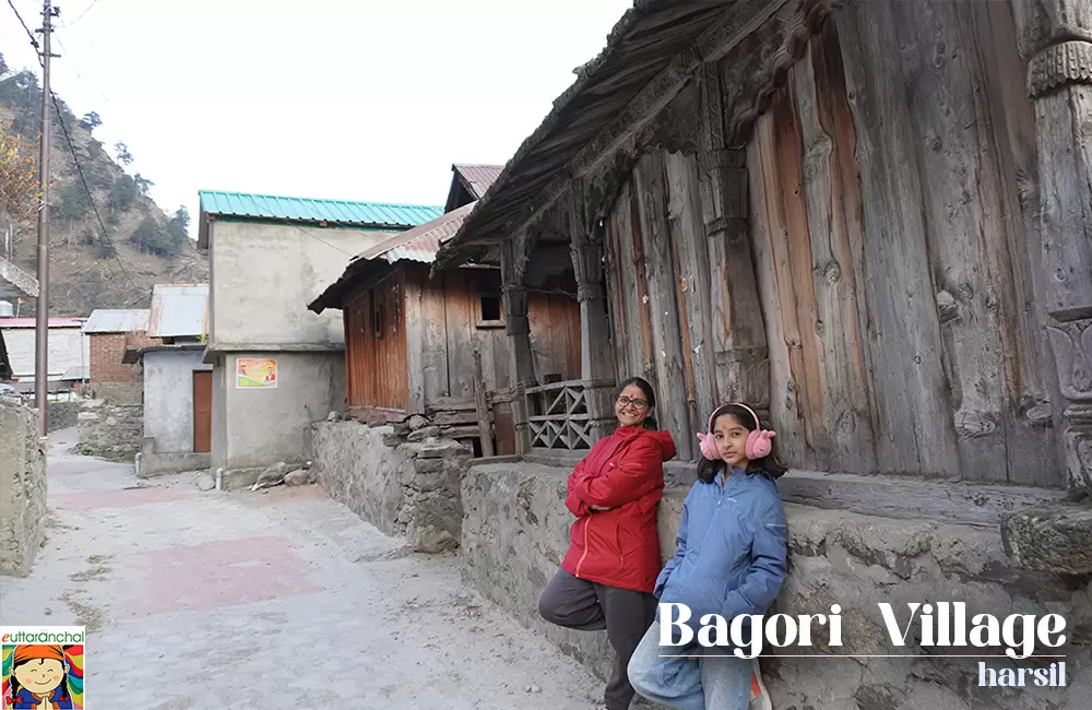 Happy Travellers in Bagori village. Pic: 