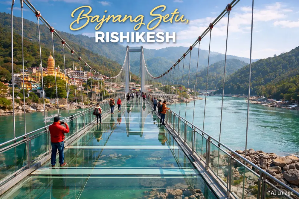 Bajrang Setu in Rishikesh. Pic: 
