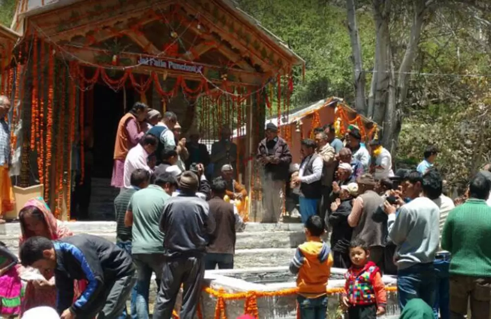 Religious ceremony in Panchnag Mandir of Bampa Village. Pic: Chandar Prakash Kunwar