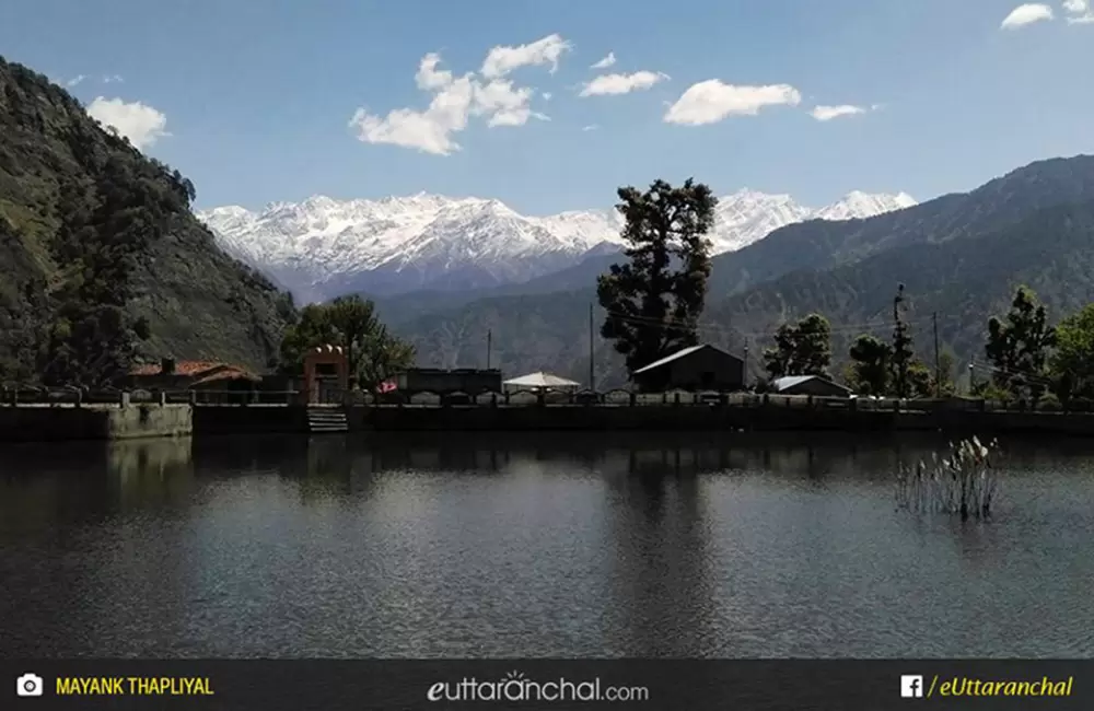 A pristine lake at Barsu village of Uttarkashi. Barsu village is the also the starting point for the trekkers heading to Dayara Bugyal.. Pic: Mayank Thapliyal