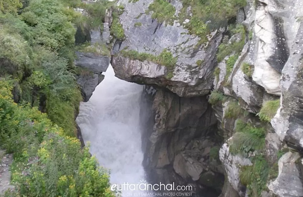 Bheem Pul near Badrinath.. Pic: AJAY KUMAR VATS