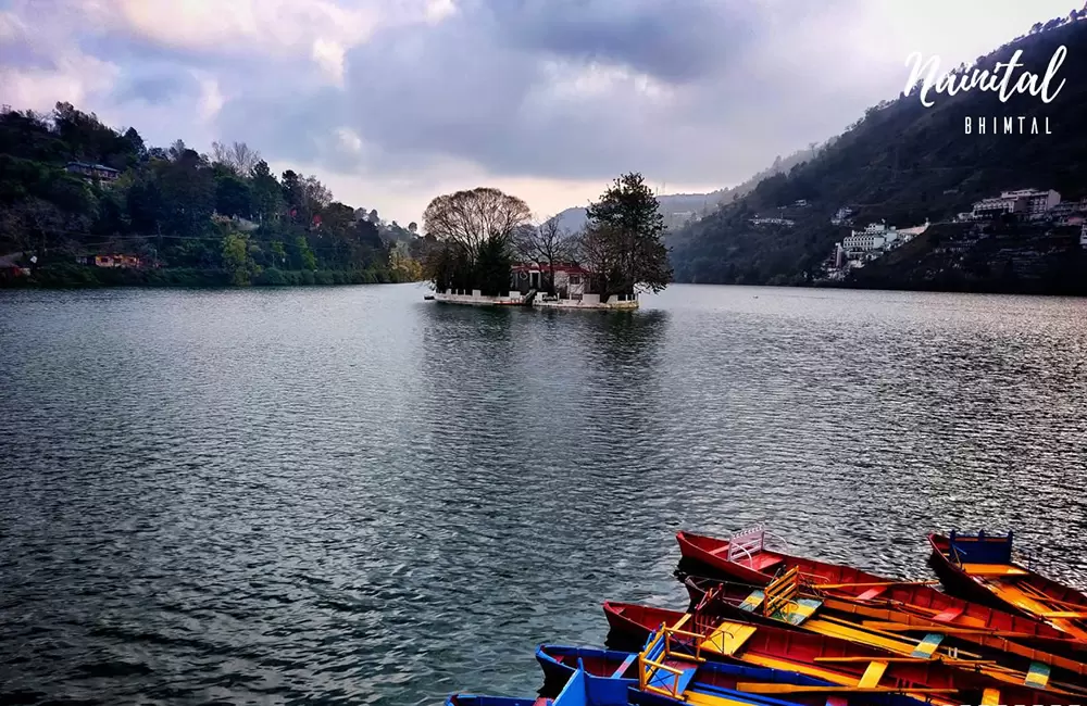 Boating in Bhimtal Lake. Pic: Alok Bargali