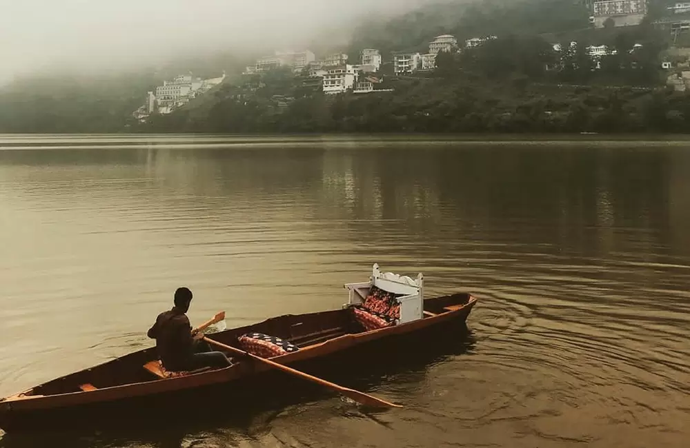 Bhimtal in monsoon. Pic: Madhu Chaudhary