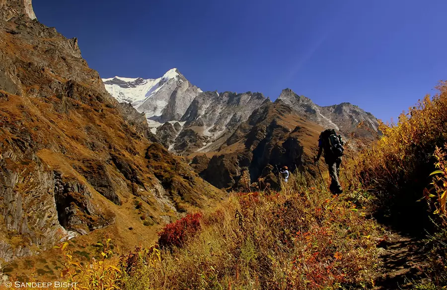 Trail above Bhoj Kharak. Pic: 