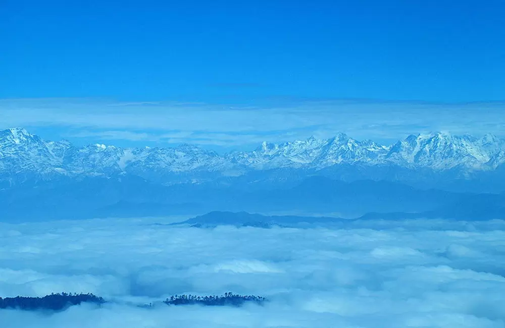 View from Binsar zero point.. Pic: Wikipedia