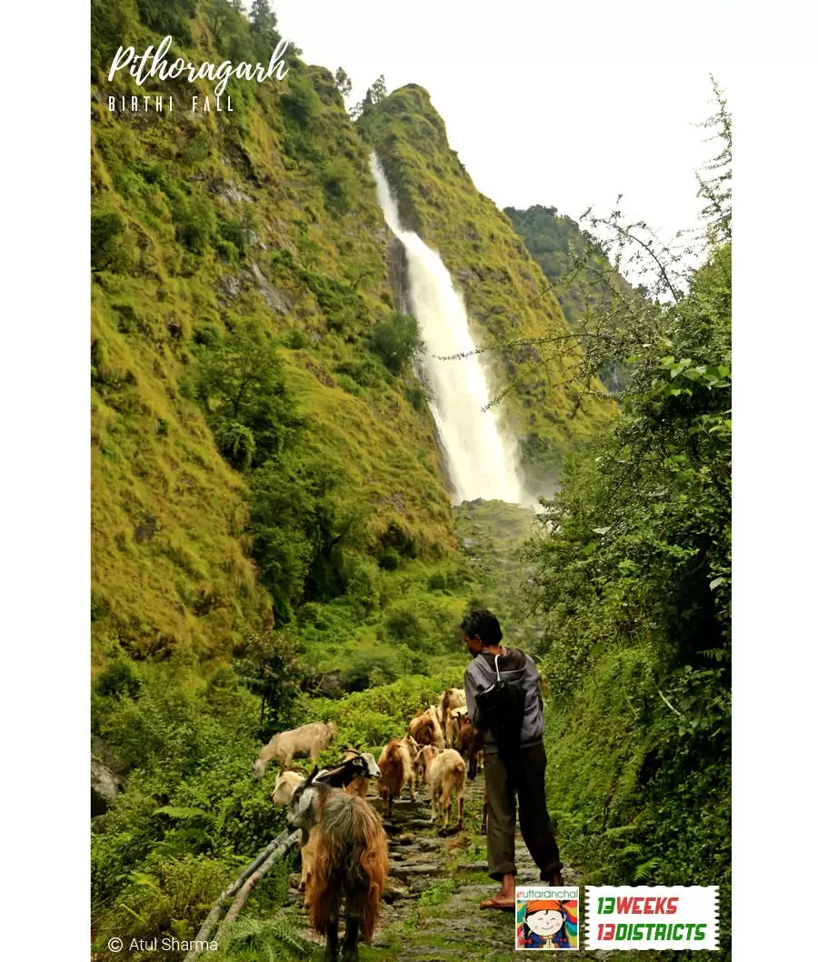 Route of Birthi Fall. Pic: Atul Sharma