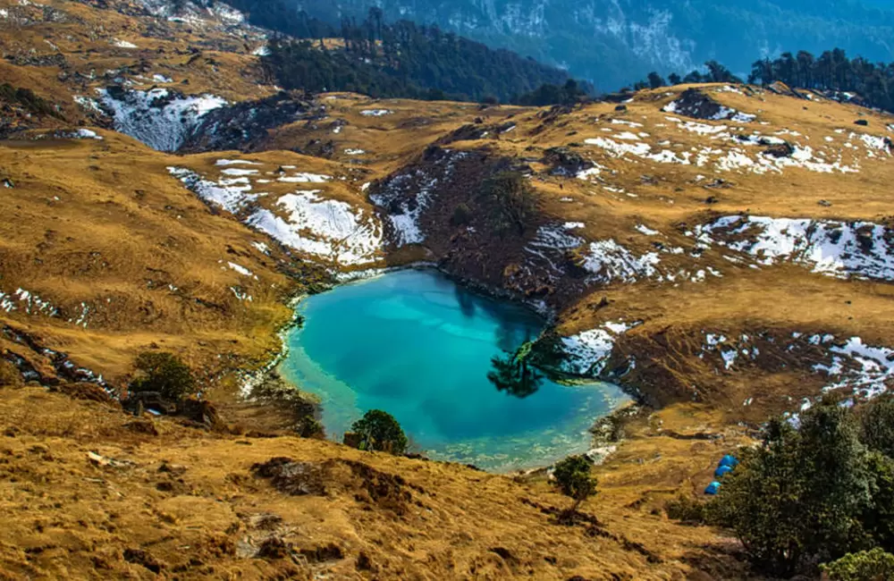 Brahmatal Lake in Summers. Pic: 