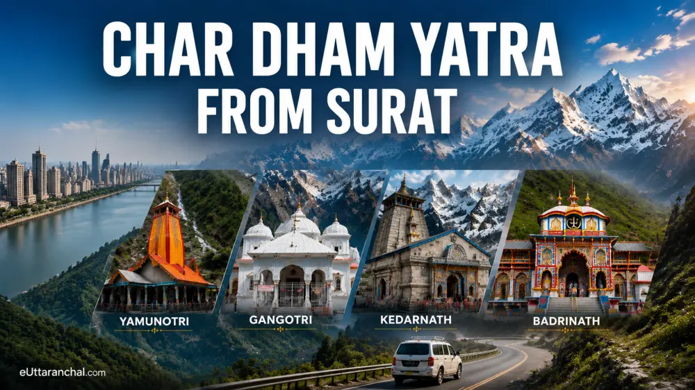 Char Dham Yatra from Surat
