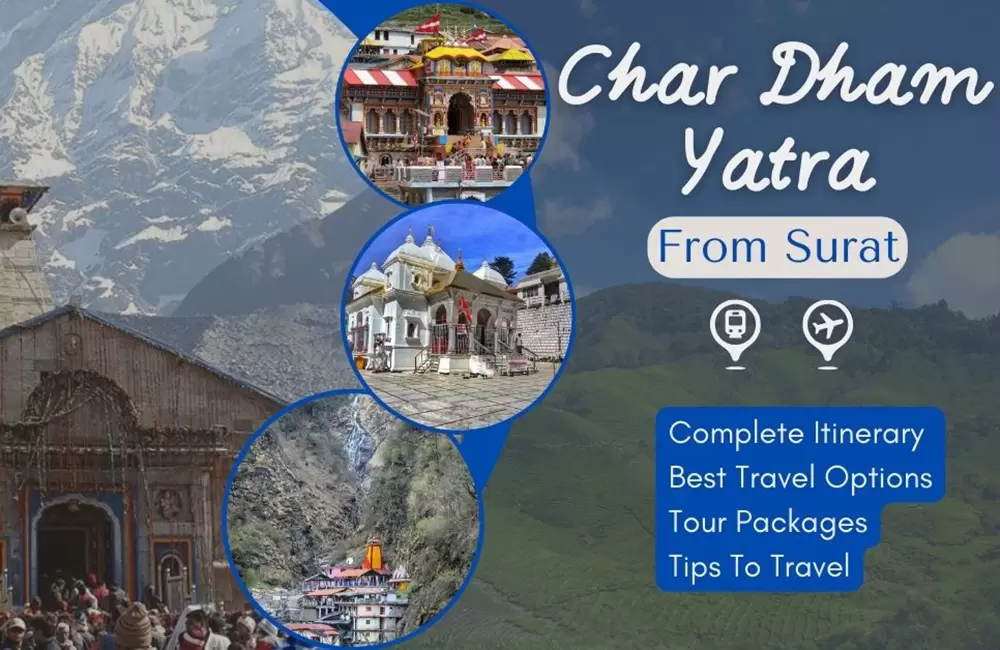 Char Dham Yatra from Surat