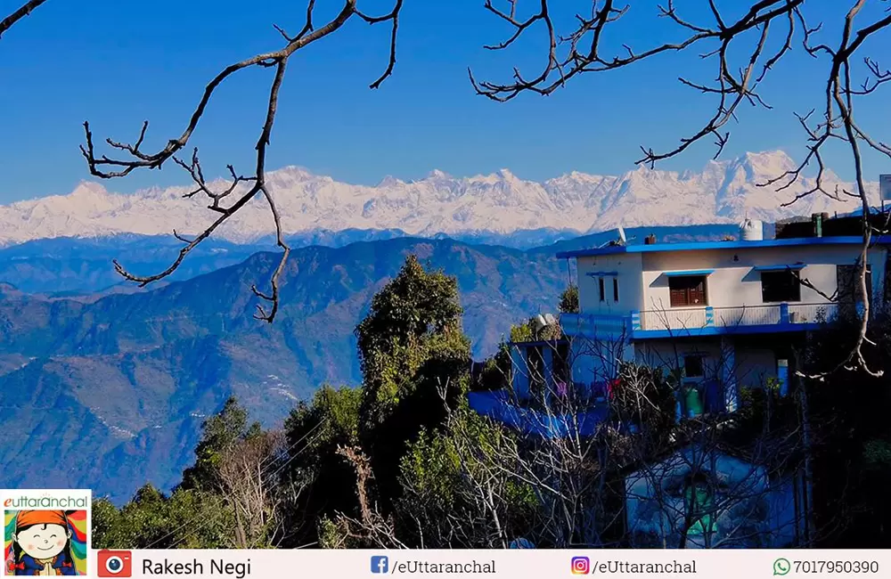 Himalayan Views from Chelusain. Pic: Rakesh Negi