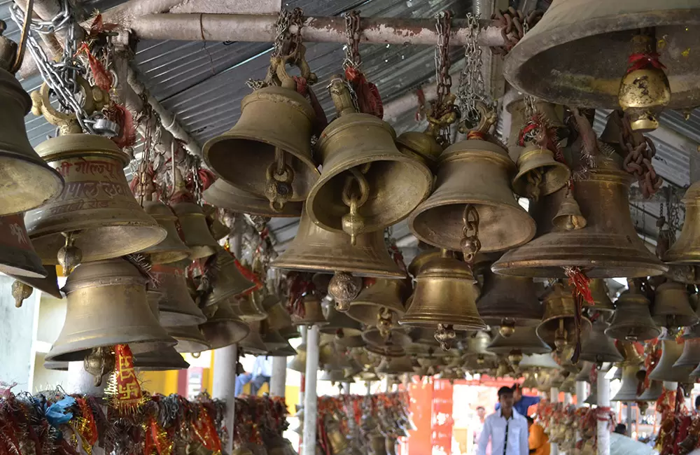 Bells of chitai Golu devta temple.. Pic: Kamakshi Joshi 