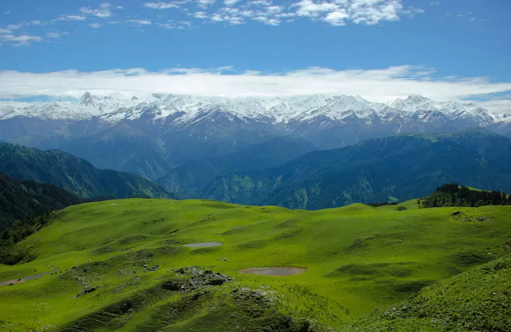 Himalaya Views from Dayara Bugyal. Pic: 