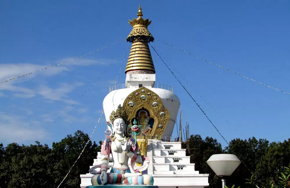 Buddha temple in Dehradun.. Pic: Vikramsingh 