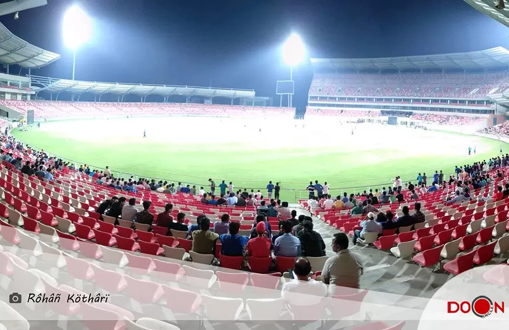 Dehradun cricket stadium.. Pic: Rôhâñ Köthârï via Doon circle fb page