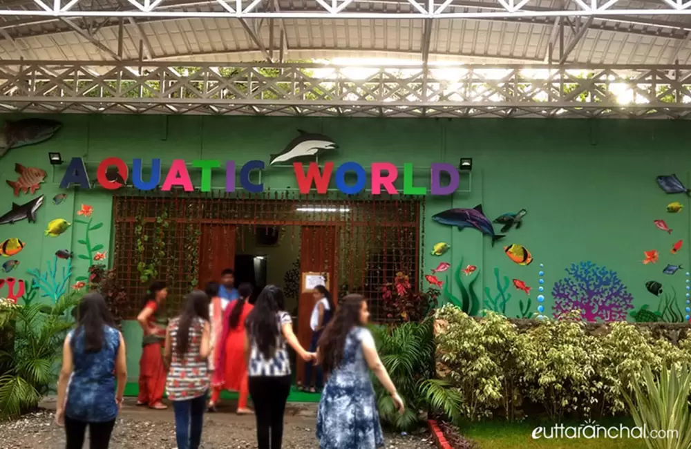 Aquatic World at Dehradun Zoo features several rare species of Fishes. Pic: eUttaranchal