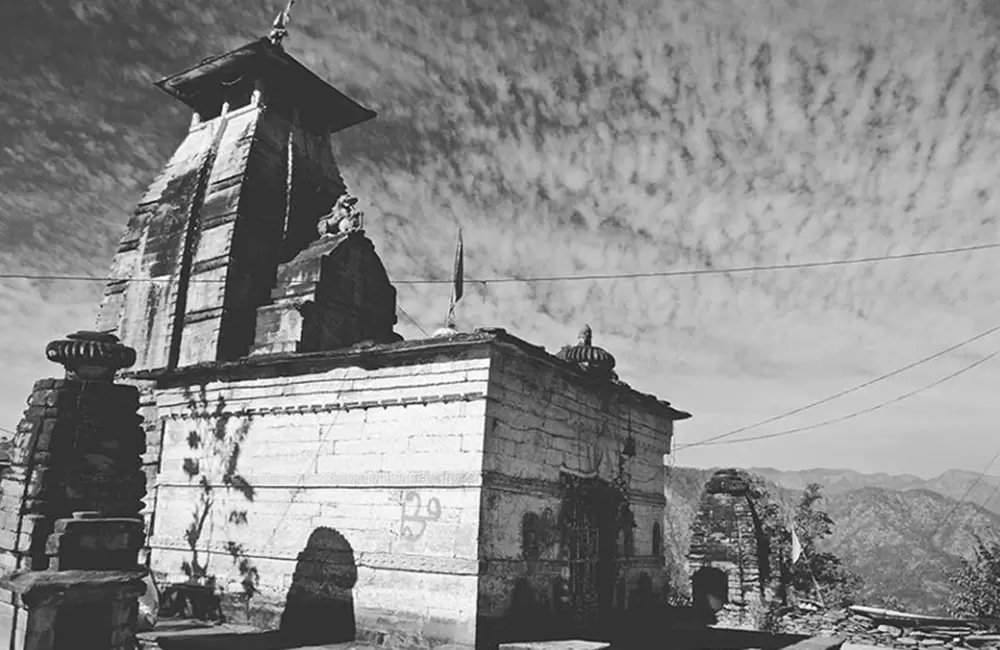 Devalgarh temple situated in Pauri district.. Pic: Shailesh Bisht/facebook