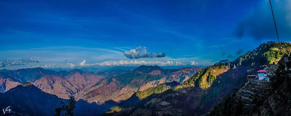 splendid view of Himalayas from Dhanaulti.. Pic: Vasireddy Gowtham 