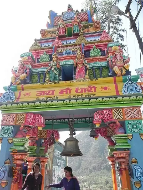 Entry gate of Dhari Devi temple.. Pic: Shailesh Nautiyal 