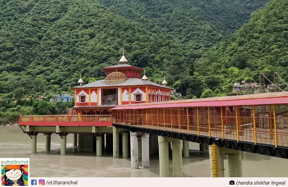 Closer view of newly constructed Temple of Maa Dhari Devi. Pic: Chander Shekhar Lingwal