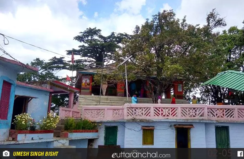 Distant View of Doonagiri Devi Temple, Dwarahat. Pic: Umesh Singh Bisht/Facebook