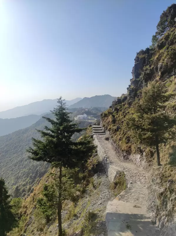 Hiking Trail towards Everest Peak in Mussoorie. Pic: 