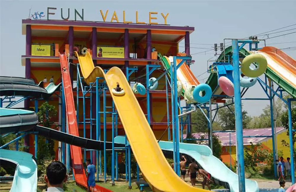 Water Slider at Fun Valley Water & Amusement Park. Pic: funvalley.co.in