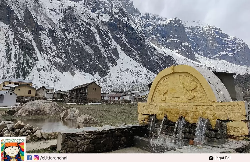 Gamshali Village in winters. Pic: Jagat Pal