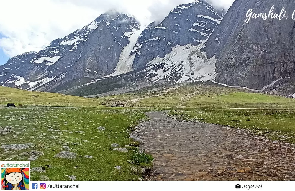 Views after a small hike near Gamshali. Pic: Jagat Pal