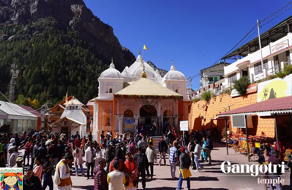 Gangotri Temple. Pic: eUttaranchal