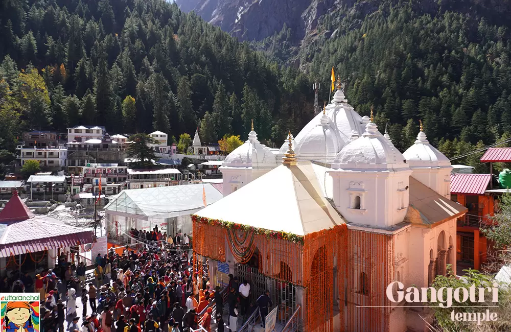 Gangotri Temple. Pic: eUttaranchal