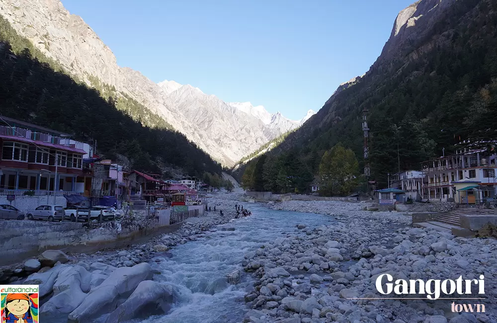 Gangotri Town. Pic: eUttaranchal